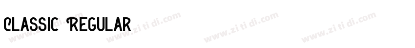 Classic Regular字体转换
